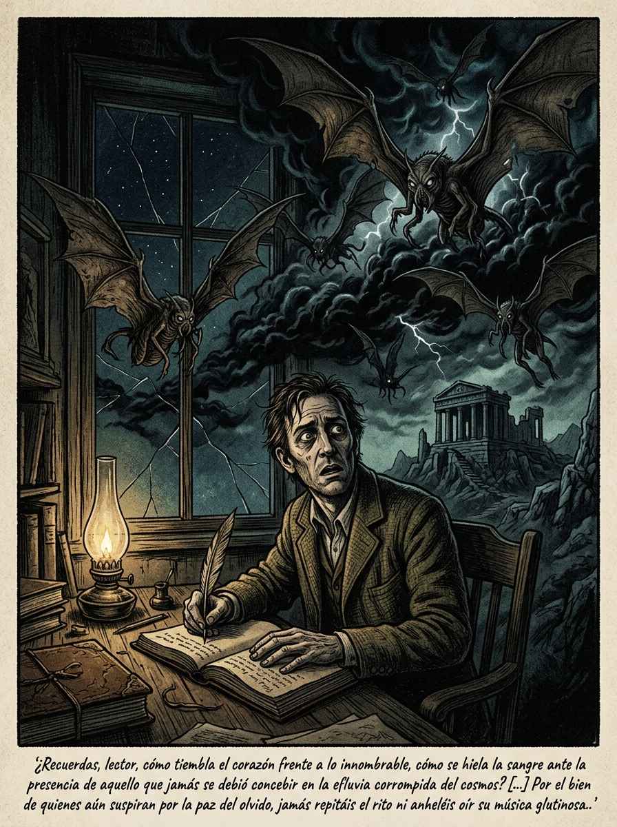 Portada del relato El descenso de los Byakhees