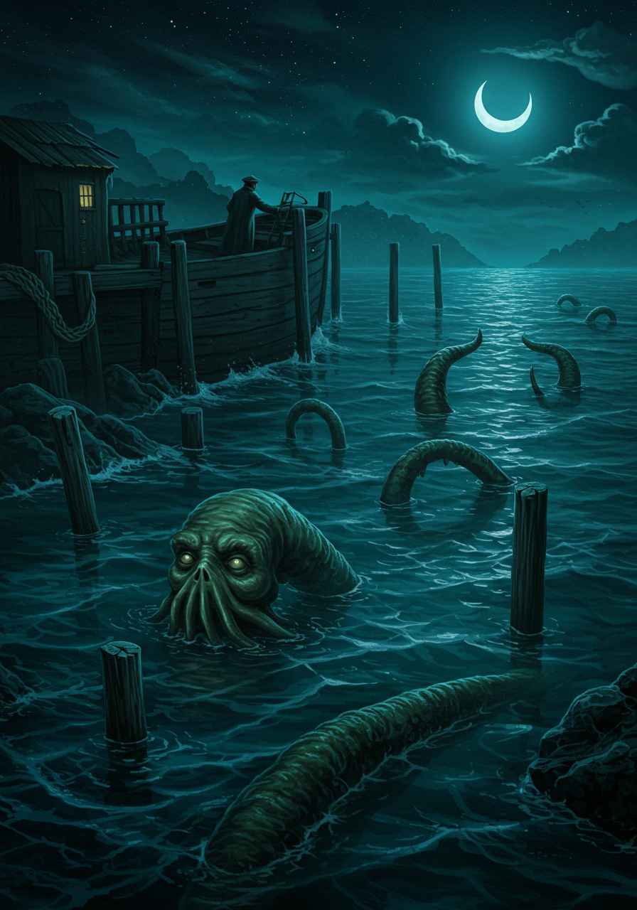 Portada del relato El Horror Profundo de Dagon