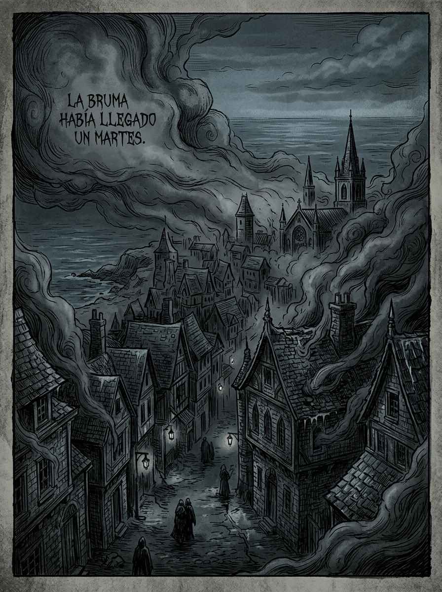 Portada del relato La bruma ciega