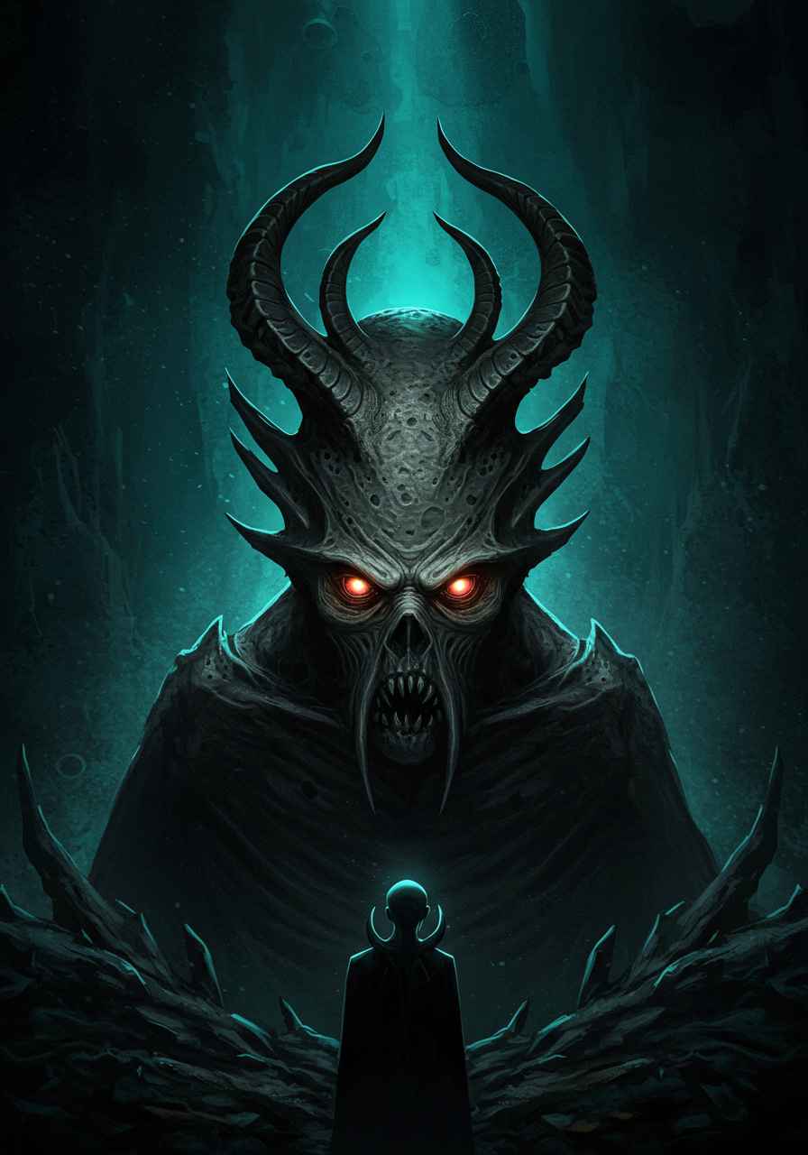 La Corte de la Noche Sin Forma relato de Azathoth