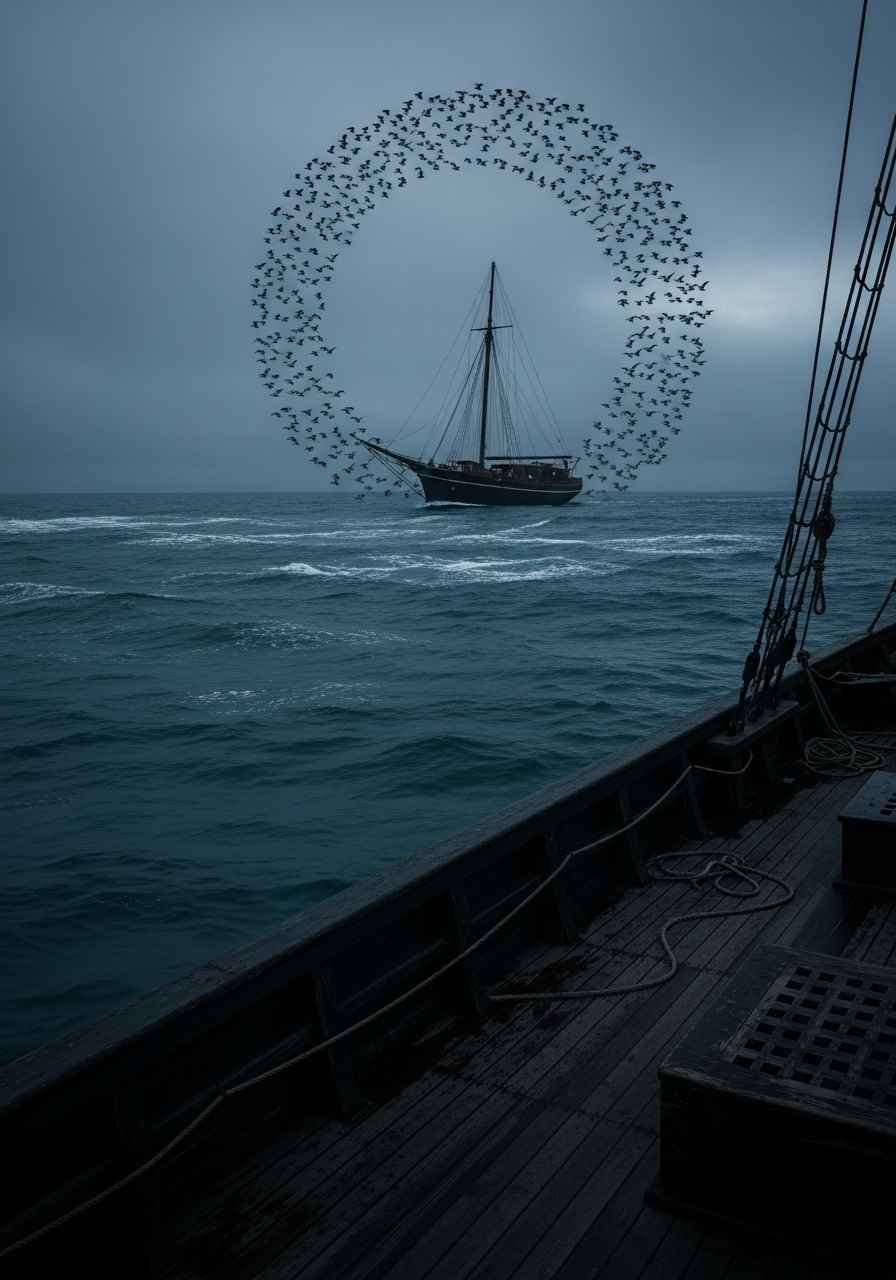 Portada del relato La embarcación de las sombras