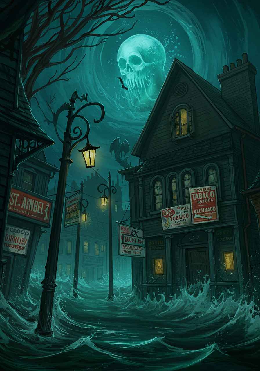 Portada del relato La sombra sobre la Mansión Fitzroy