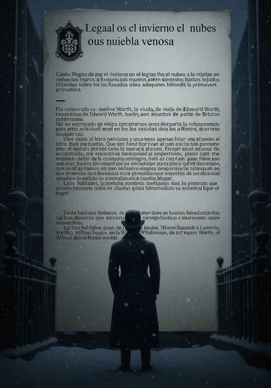 Portada del relato La Voz en la Lámpara de Gas