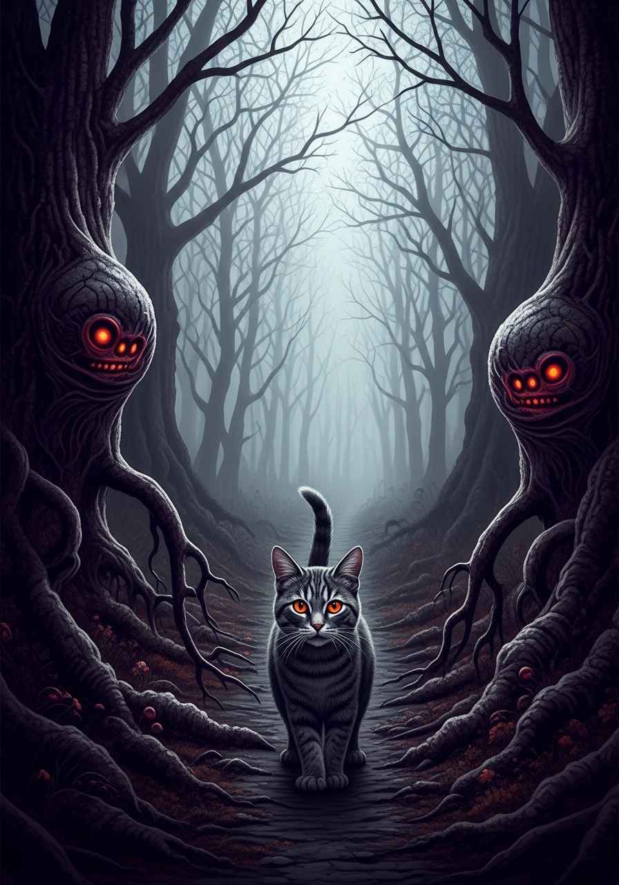 Portada del relato Ulthar y el Misterio de los Gatos Vigilantes
